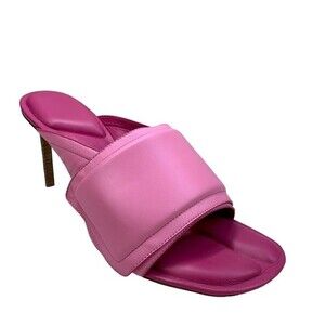 NWT Jacquemus Les Mules Piscine Pink Scuba Sandals 41 / 10 Quilted Leather